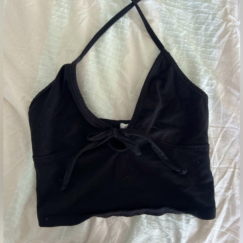 Garage cotton halter top